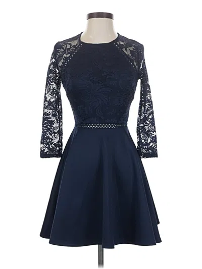 Pre-owned City Studio Cocktail Dress In Blue