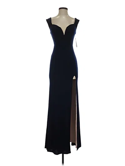 City Studio Cocktail Dress In Blue