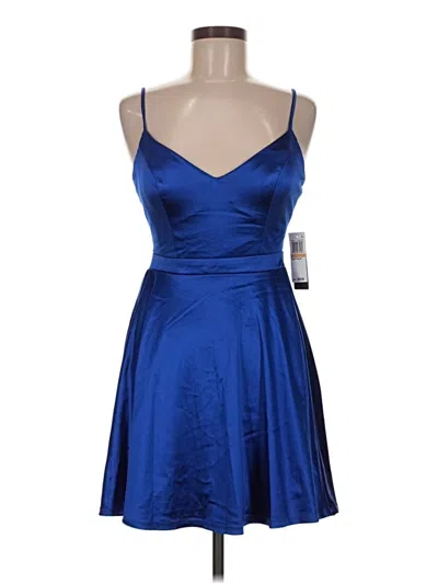 City Studio Cocktail Dress In Blue