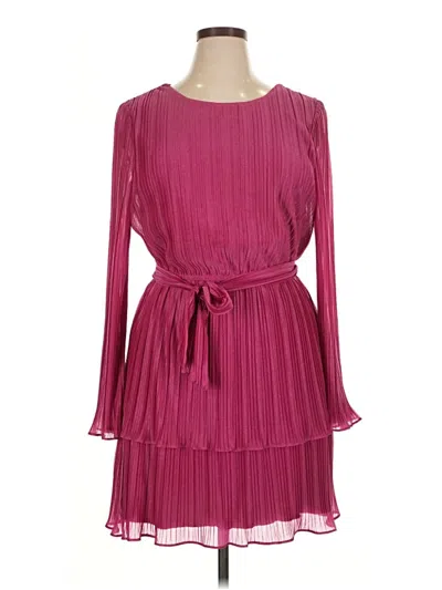 Pre-owned City Studio Cocktail Dress In Burgundy