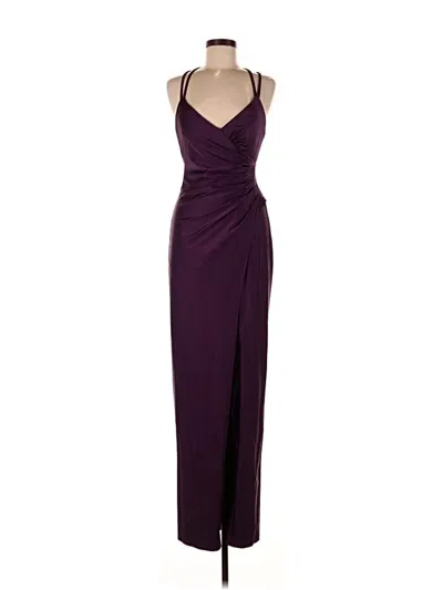 Pre-owned City Studio Cocktail Dress In Burgundy