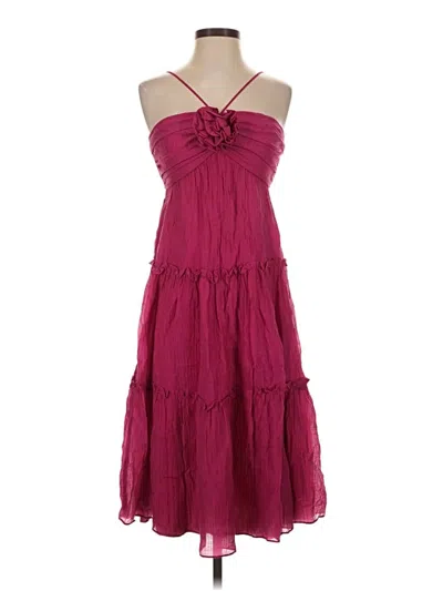 Pre-owned City Studio Cocktail Dress In Burgundy