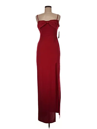City Studio Cocktail Dress In Burgundy