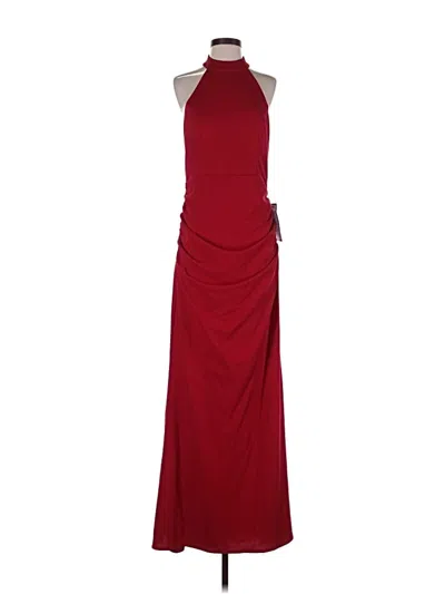Pre-owned City Studio Cocktail Dress In Burgundy