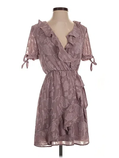 Pre-owned City Studio Cocktail Dress In Gray