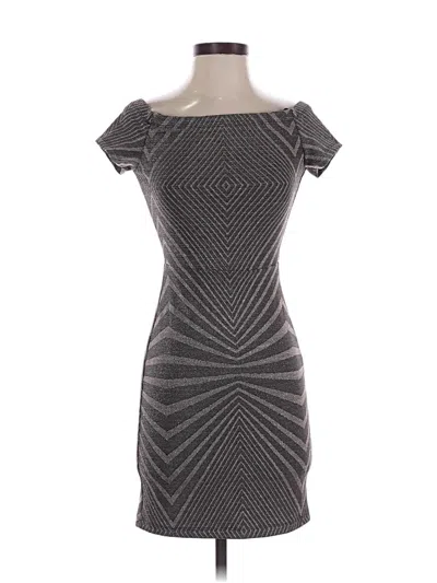 Pre-owned City Studio Cocktail Dress In Gray