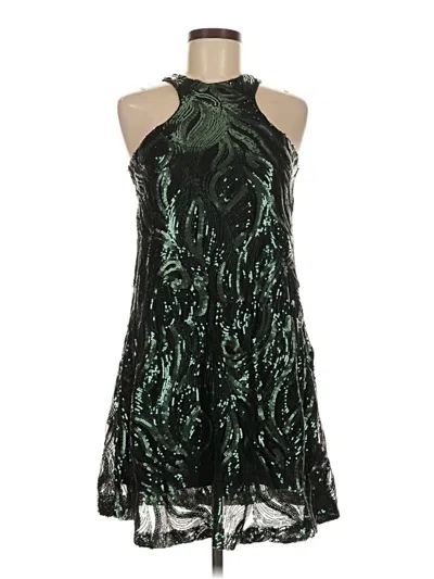 Pre-owned City Studio Cocktail Dress In Green