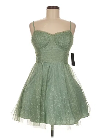 Pre-owned City Studio Cocktail Dress In Green