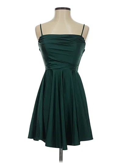 Pre-owned City Studio Cocktail Dress In Green