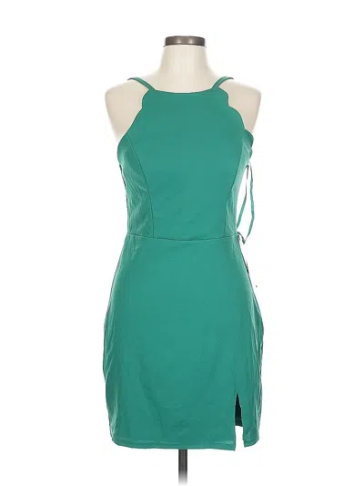 Pre-owned City Studio Cocktail Dress In Green