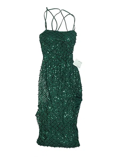 City Studio Cocktail Dress In Green