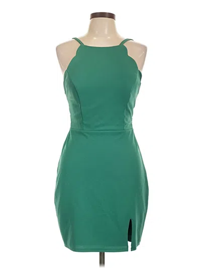 Pre-owned City Studio Cocktail Dress In Green
