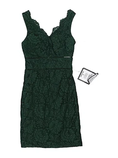 City Studio Cocktail Dress In Green