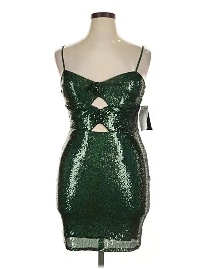 City Studio Cocktail Dress In Green