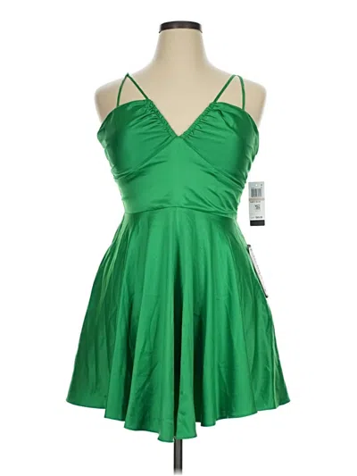 Pre-owned City Studio Cocktail Dress In Green