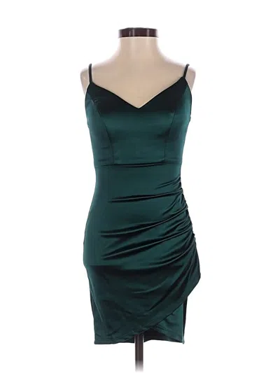 Pre-owned City Studio Cocktail Dress In Green
