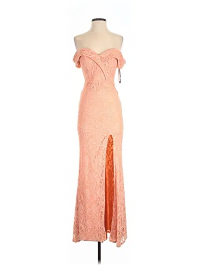 City Studio Cocktail Dress In Orange