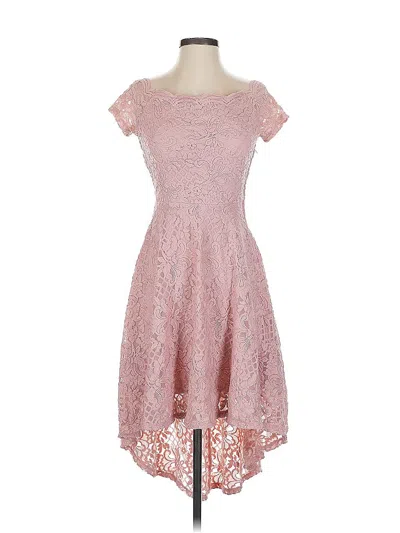 Pre-owned City Studio Cocktail Dress In Pink