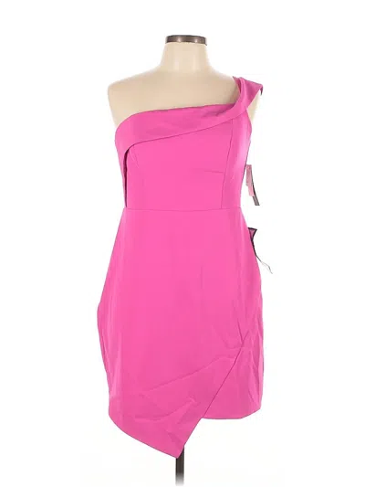 City Studio Cocktail Dress In Pink