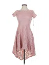 City Studio Cocktail Dress In Pink