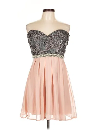 Pre-owned City Studio Cocktail Dress In Pink