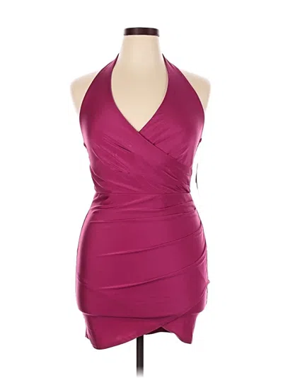 Pre-owned City Studio Cocktail Dress In Pink