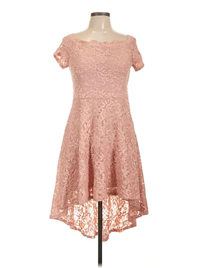 Pre-owned City Studio Cocktail Dress In Pink