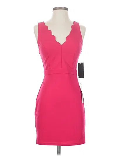 City Studio Cocktail Dress In Pink