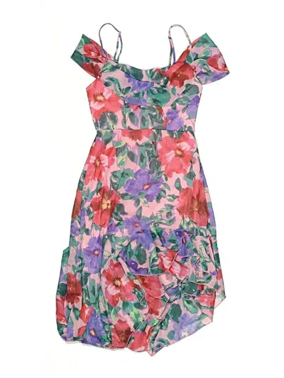 City Studio Cocktail Dress In Pink