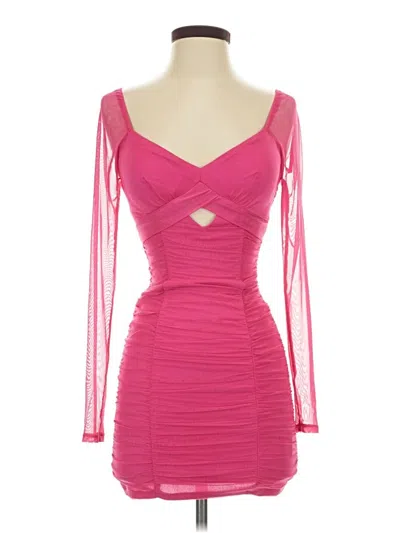 Pre-owned City Studio Cocktail Dress In Pink