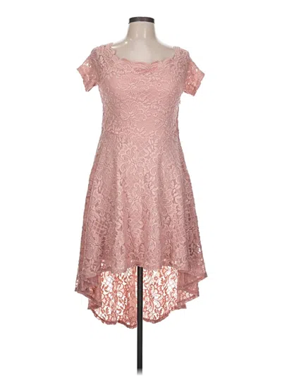 Pre-owned City Studio Cocktail Dress In Pink