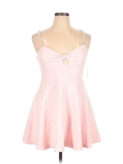 Pre-owned City Studio Cocktail Dress In Pink