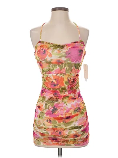 City Studio Cocktail Dress In Pink