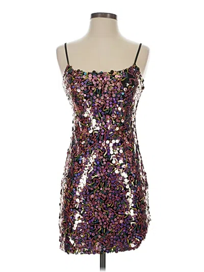 Pre-owned City Studio Cocktail Dress In Purple