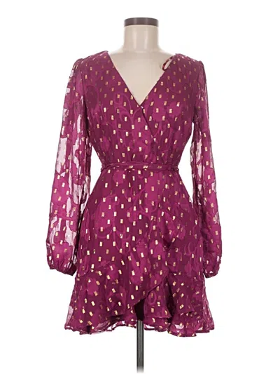 Pre-owned City Studio Cocktail Dress In Purple