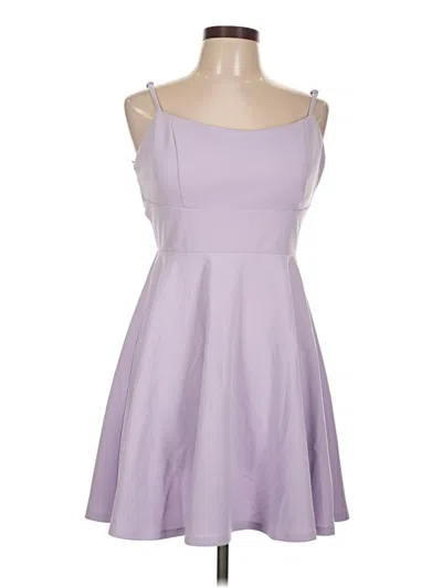 Pre-owned City Studio Cocktail Dress In Purple