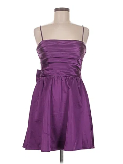 Pre-owned City Studio Cocktail Dress In Purple