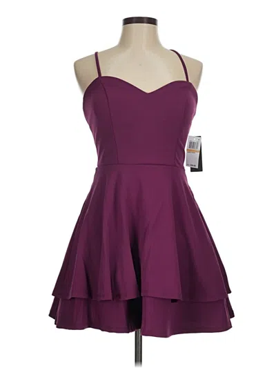 City Studio Cocktail Dress In Purple