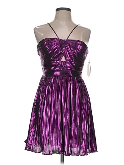 City Studio Cocktail Dress In Purple