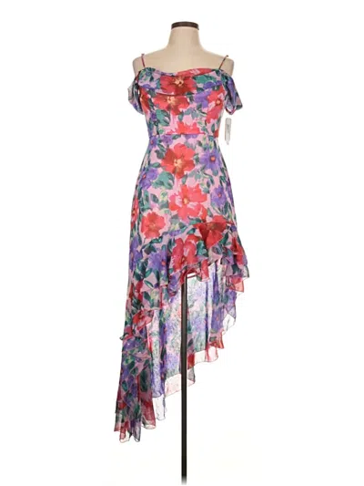Pre-owned City Studio Cocktail Dress In Purple