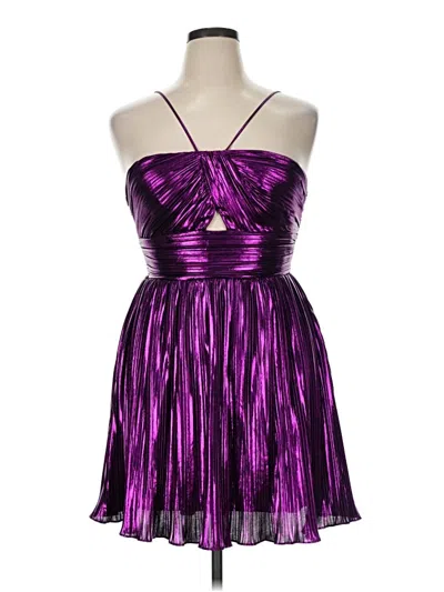 Pre-owned City Studio Cocktail Dress In Purple