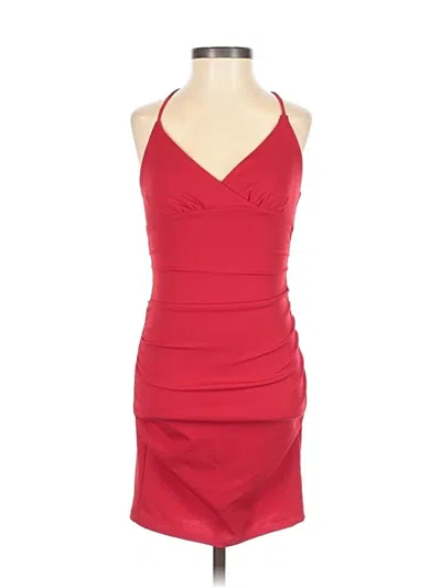 Pre-owned City Studio Cocktail Dress In Red