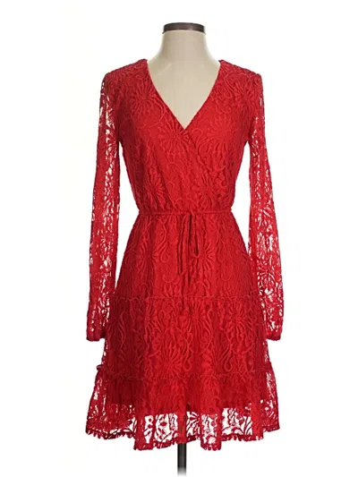 Pre-owned City Studio Cocktail Dress In Red