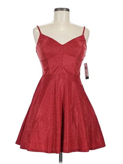 Pre-owned City Studio Cocktail Dress In Red