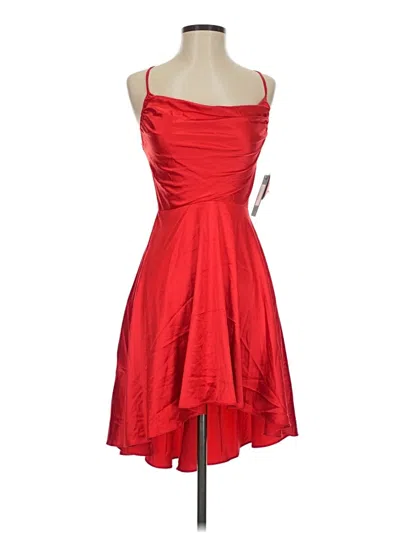 Pre-owned City Studio Cocktail Dress In Red