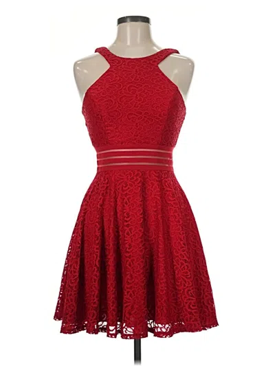 Pre-owned City Studio Cocktail Dress In Red