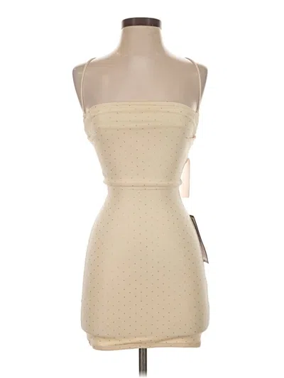 City Studio Cocktail Dress In Tan