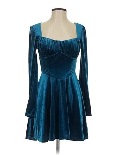 Pre-owned City Studio Cocktail Dress In Teal