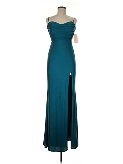 Pre-owned City Studio Cocktail Dress In Teal