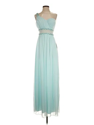 Pre-owned City Studio Cocktail Dress In Teal